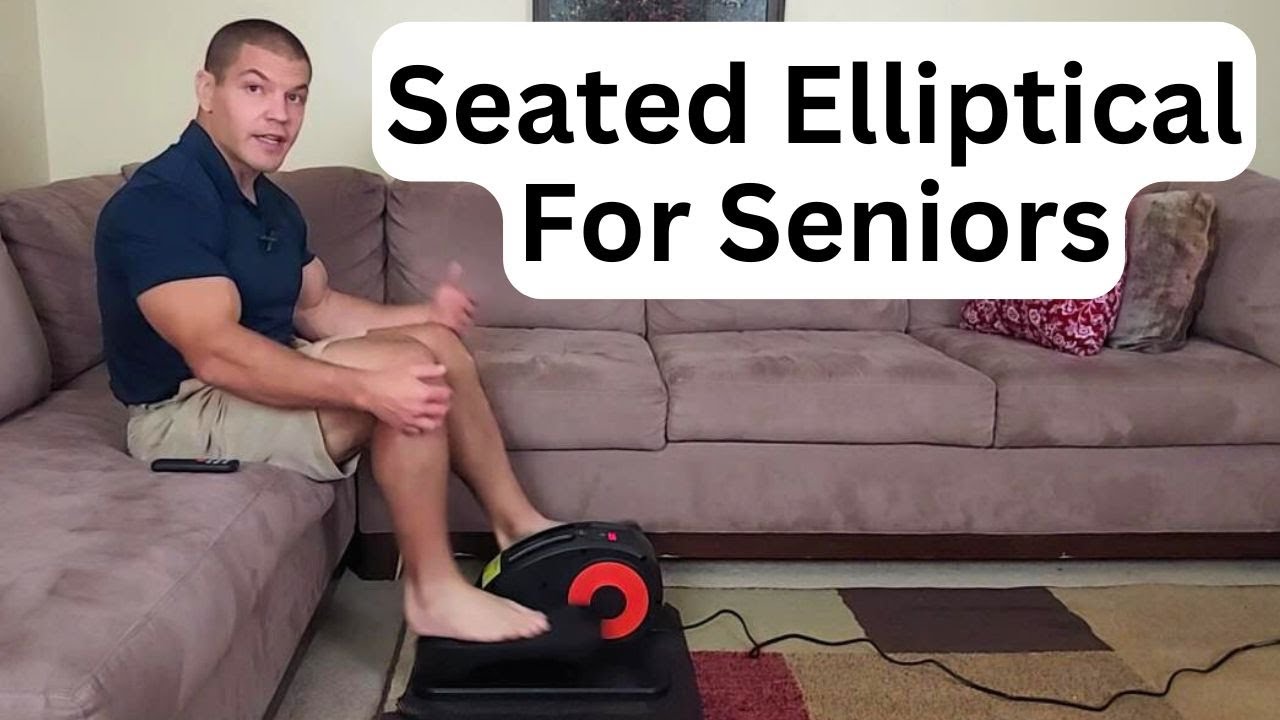 Seated Under Desk Elliptical for Seniors | Great for Arthritis & Knee Replacement