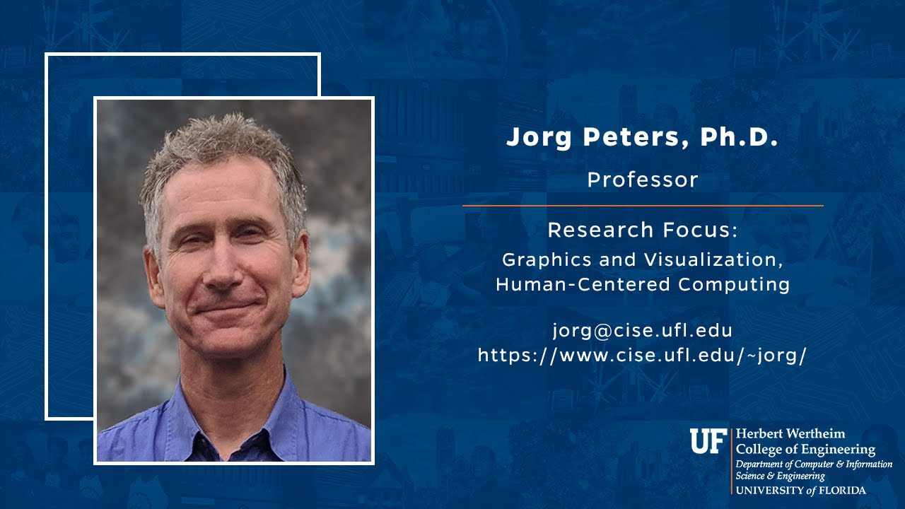 Faculty & Lab Introductions: Jorg Peters, Ph.D.