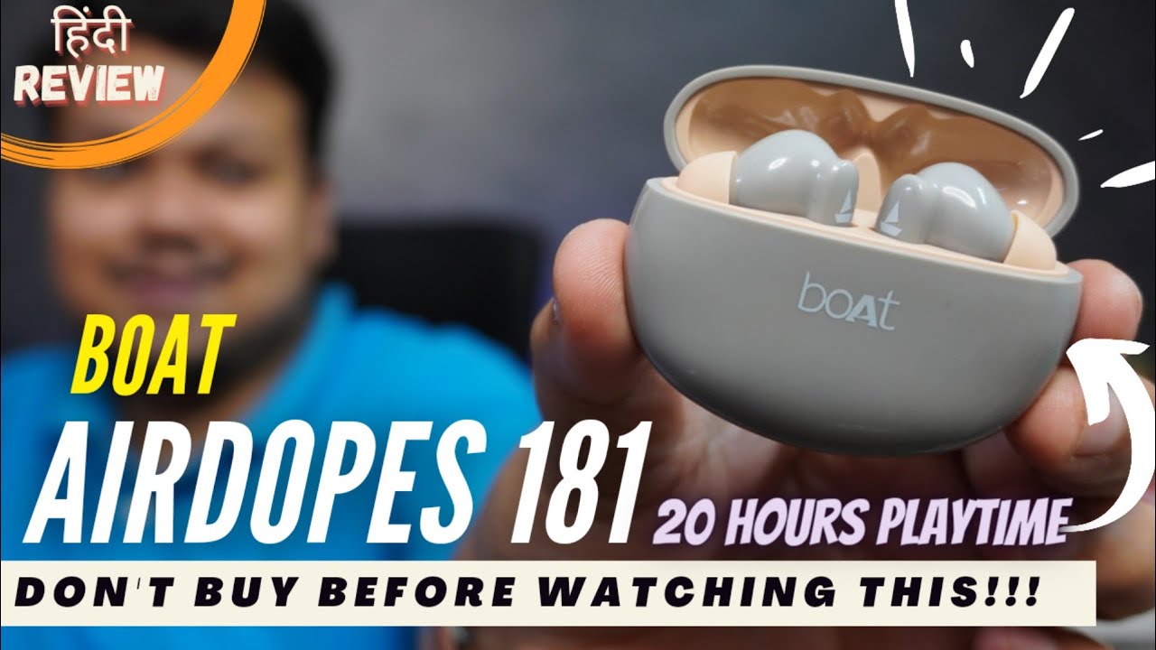 Boat Airdopes 181 Unboxing & Review ⚡ With Music, Call & Latency Test ⚡ Best TWS Under 1500?