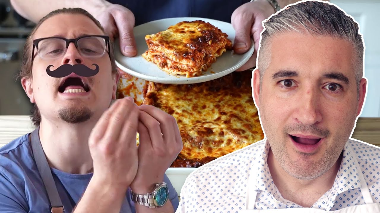 Italian Chef Reacts to 1 DOLLAR LASAGNA by @Joshua Weissman