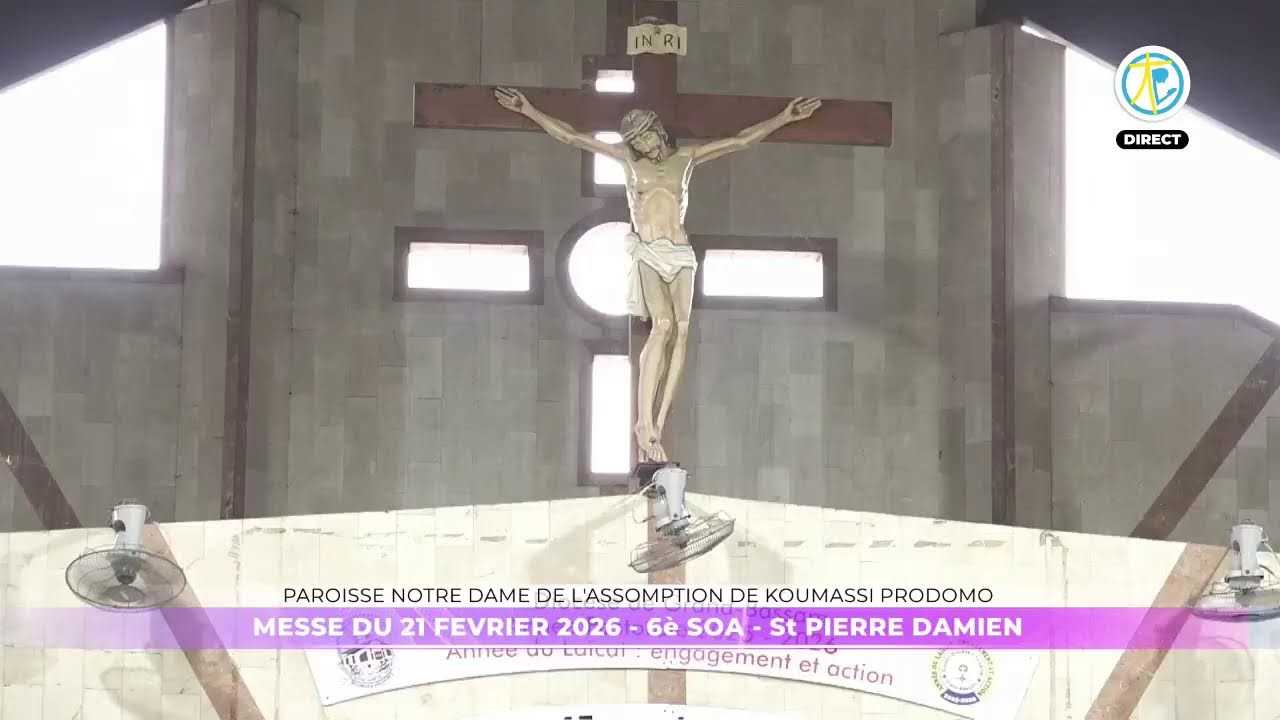 Messe du 21 février 2026 en direct de la paroisse Notre Dame de l 'Assomption de Koumassi Prodomo