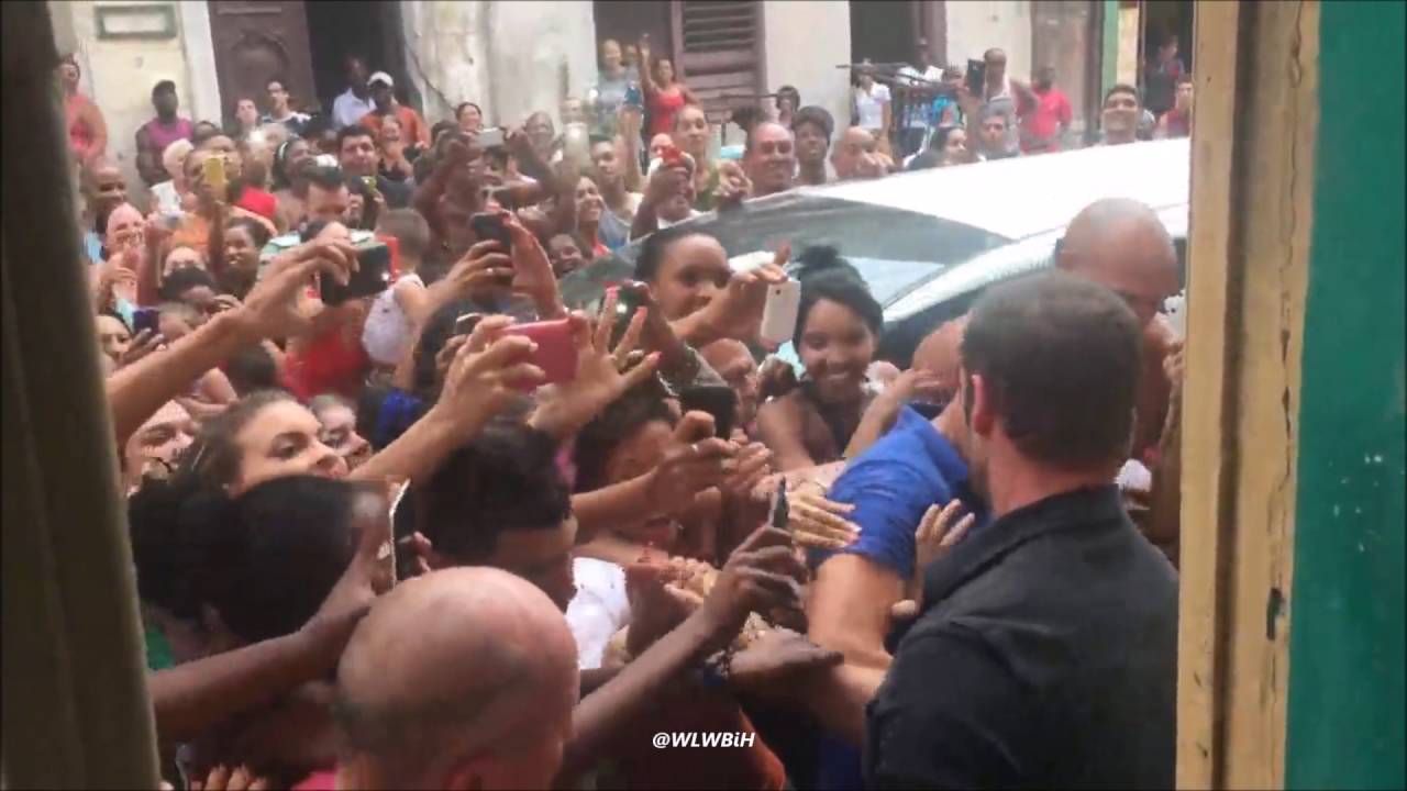 Hearty, hospitable reception and greetings for William Levy @willylevy29 at Cuba, March 2016