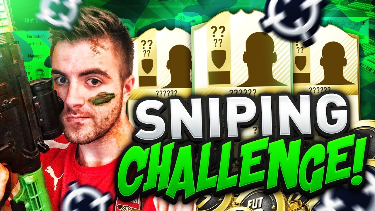 50K SNIPING CHALLENGE vs HomelesPenguin! FIFA 17 SNIPING RETURN