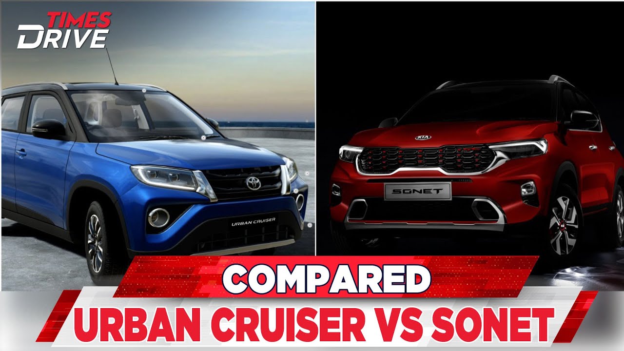 Toyota Urban Cruiser vs Kia Sonet | Price, Specs, Features Compared | Times Drive