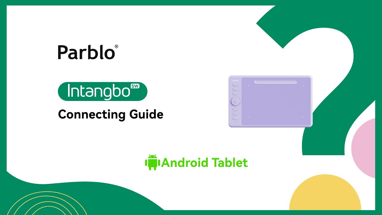 Connecting Guide for Android Tablet and Intangbo SW #parblo #intangbosw