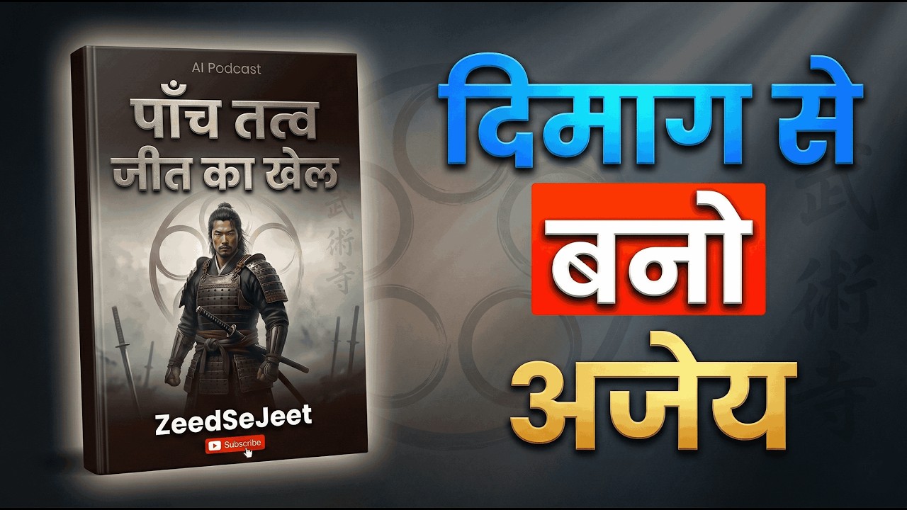 Book of Five Rings Hindi Summary | अजेय बनने की रणनीति | Miyamoto Musashi Explained