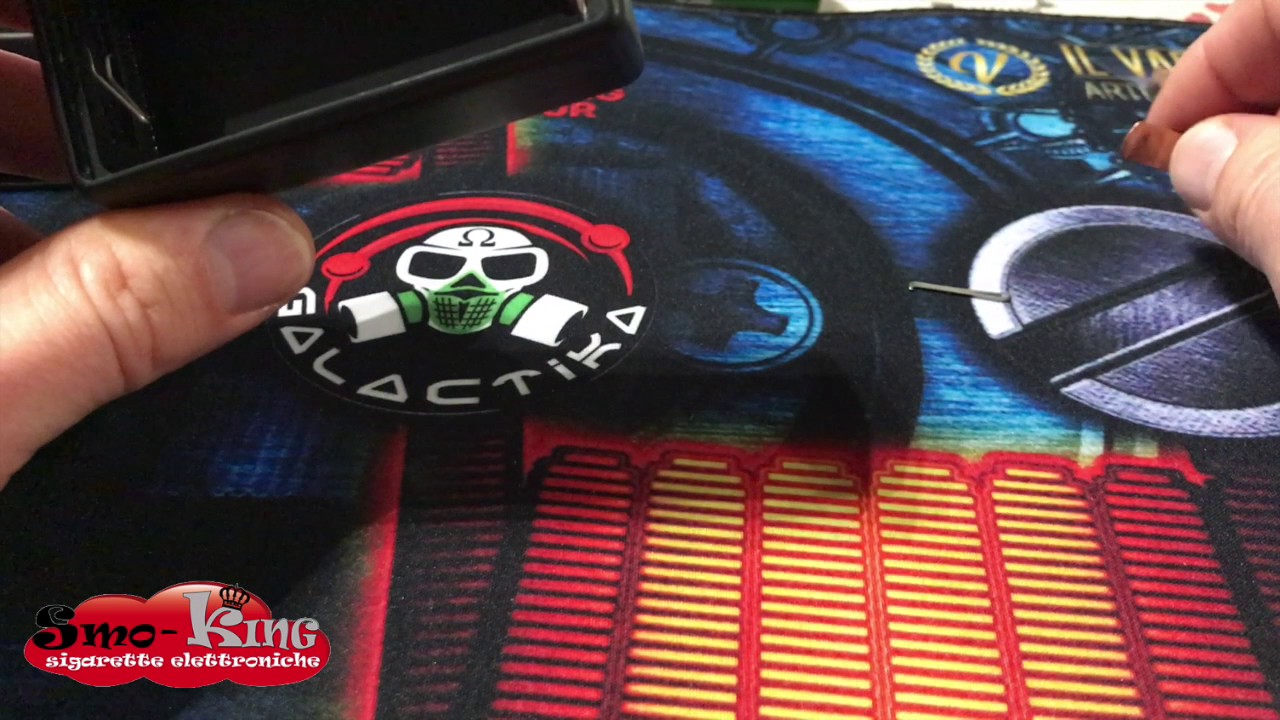 Box cloud chasing XENA by Galactika Mod DELRIN FULL BLACK CARBON 18650