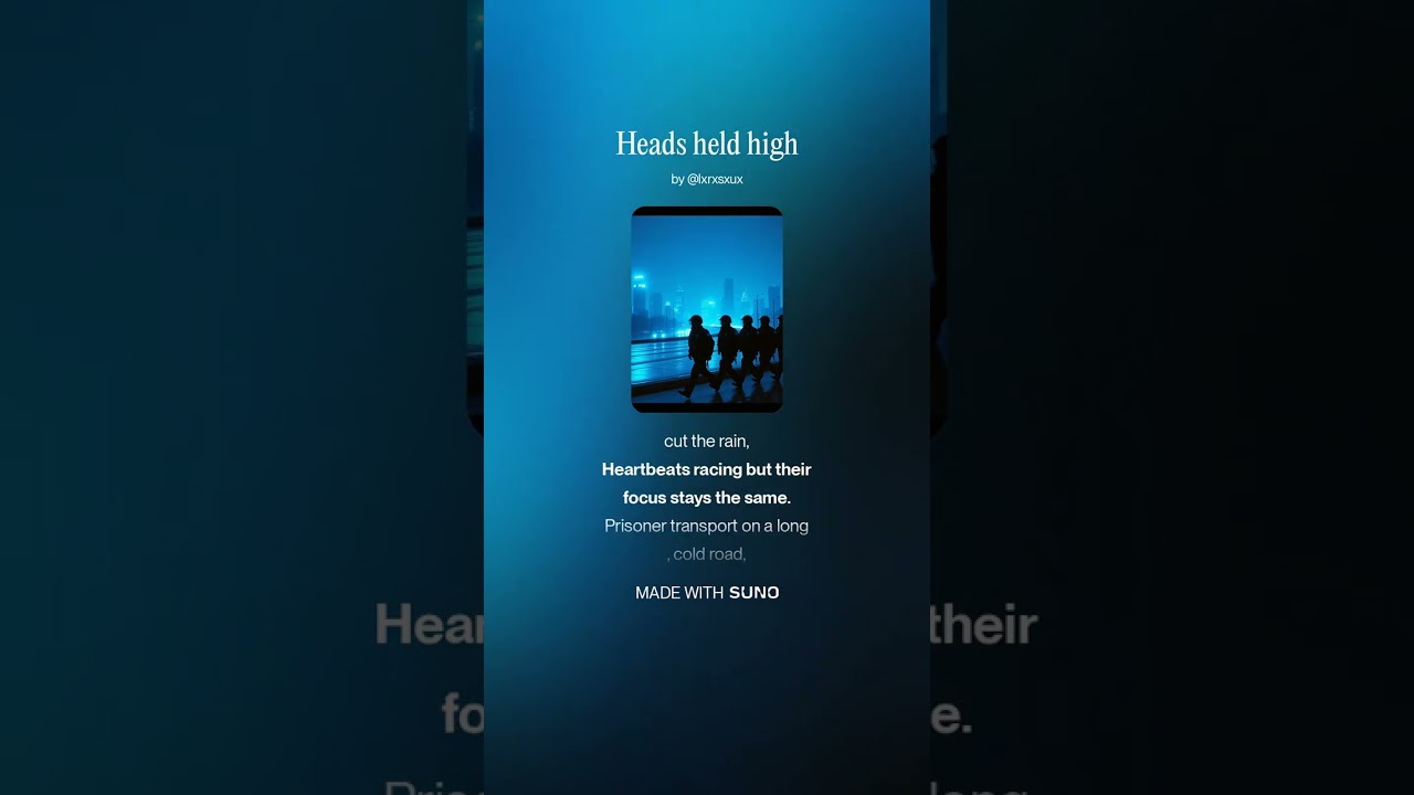 Heads held high