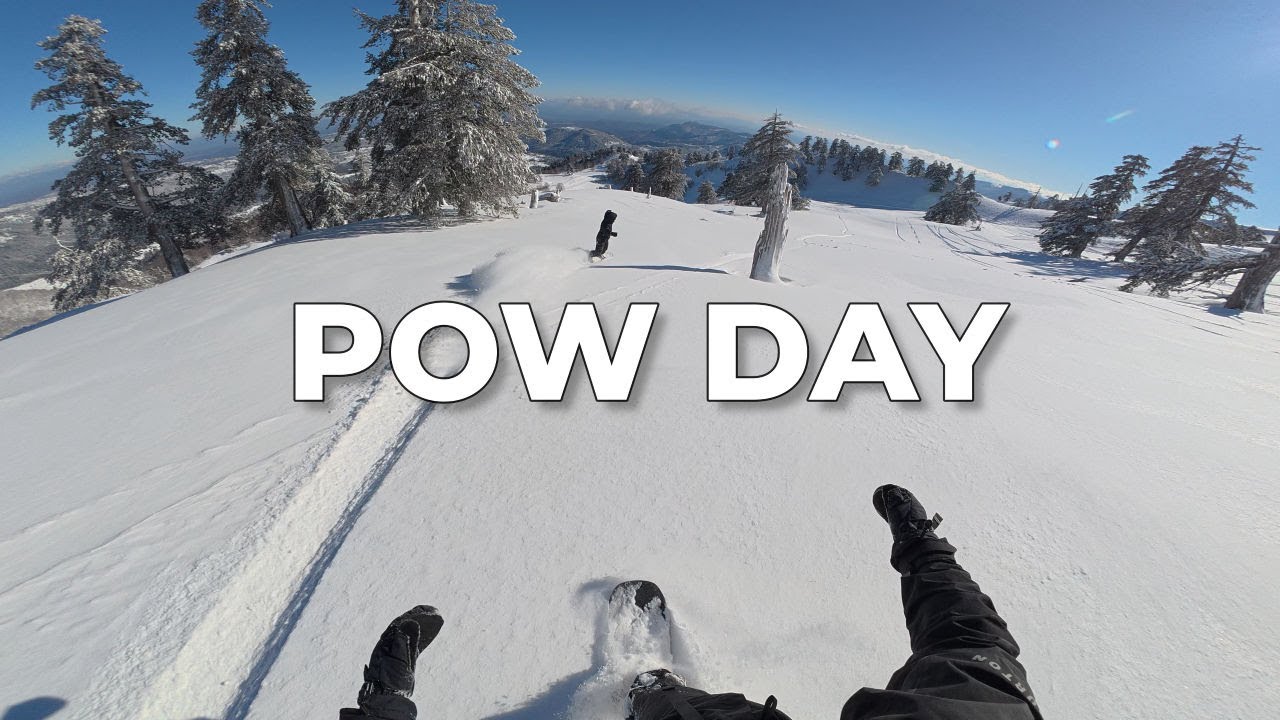 [POV] EPIC Powder Day | Vasilitsa, Greece