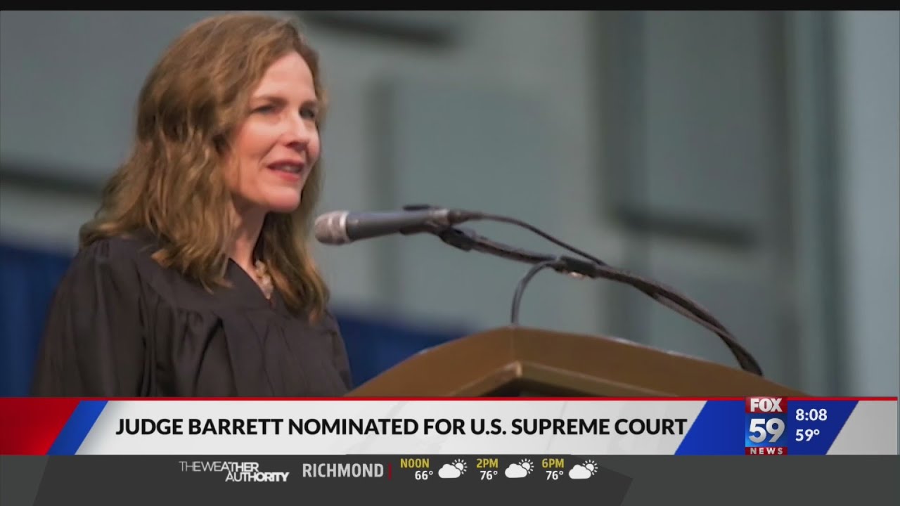 Judge Barrett nominated for U.S. Supreme Court