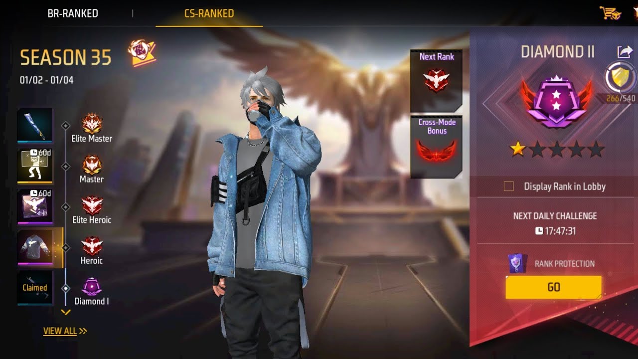 Lag !! (FREE FIRE CS-RANKED SEASON 35 PART 3)