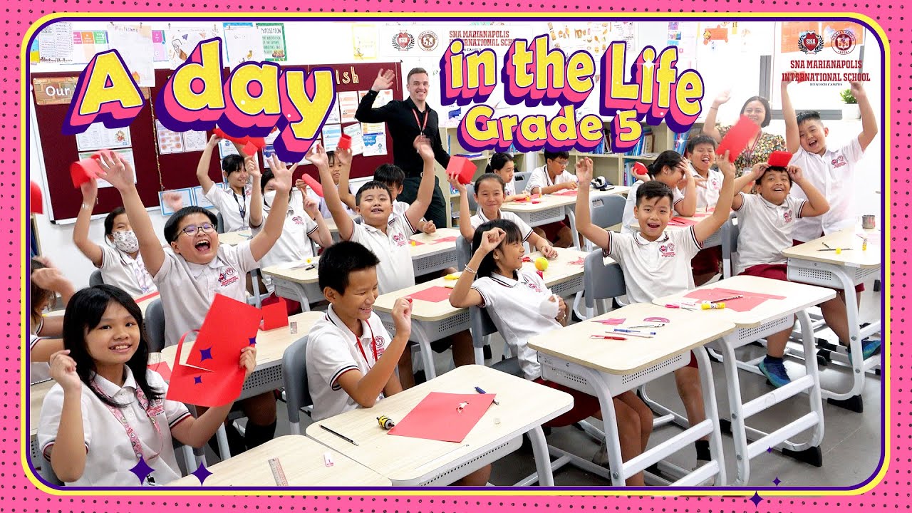 A DAY IN THE LIFE OF 5th GRADE STUDENTS  AT SNA MARIANAPOLIS