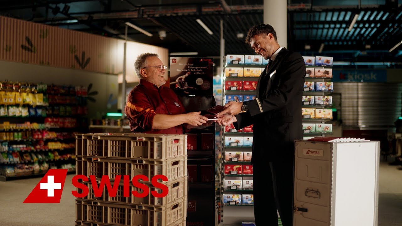 Our Cabin Crew Member was eager to stock the shelves at Migros | SWISS