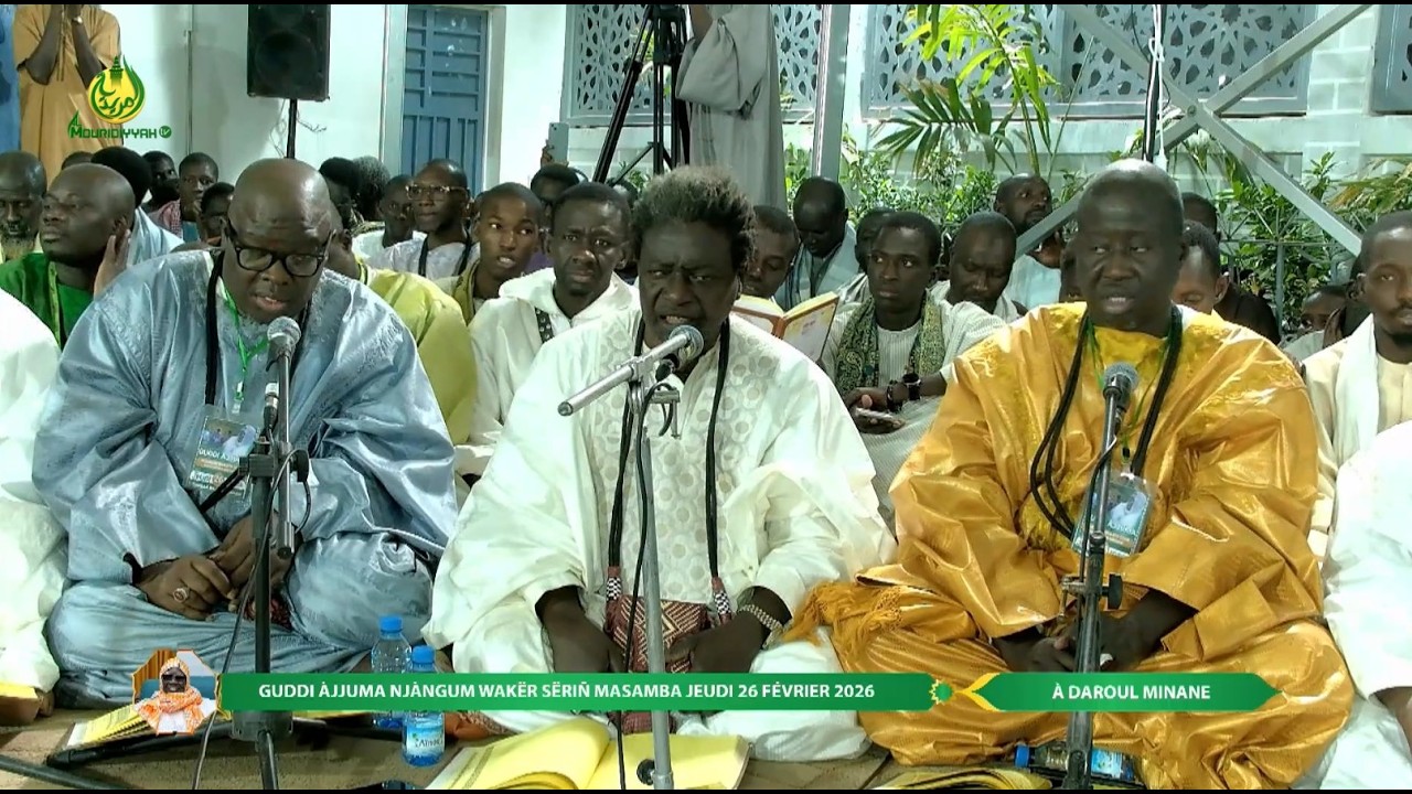 Mawahibou Nafih Guddi Ajjuma Darou Minane Résidence du Khalif Général | J𝘦𝑢𝘥𝑖 26 Février 2026