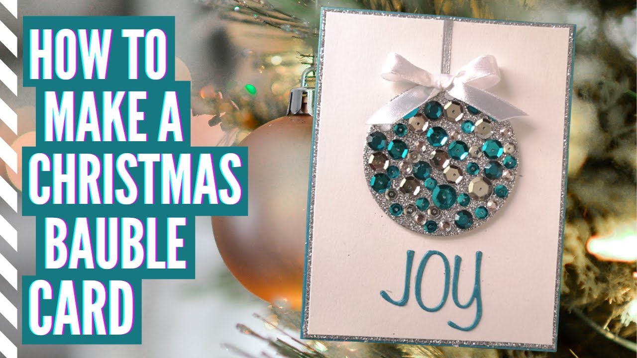 Christmas Bauble Card | 5 minute card