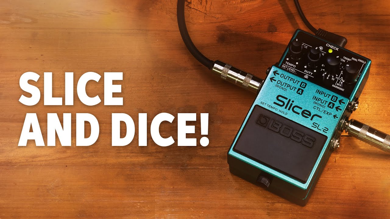 BOSS SL-2 Slicer Audio Pattern Processor Pedal Demo