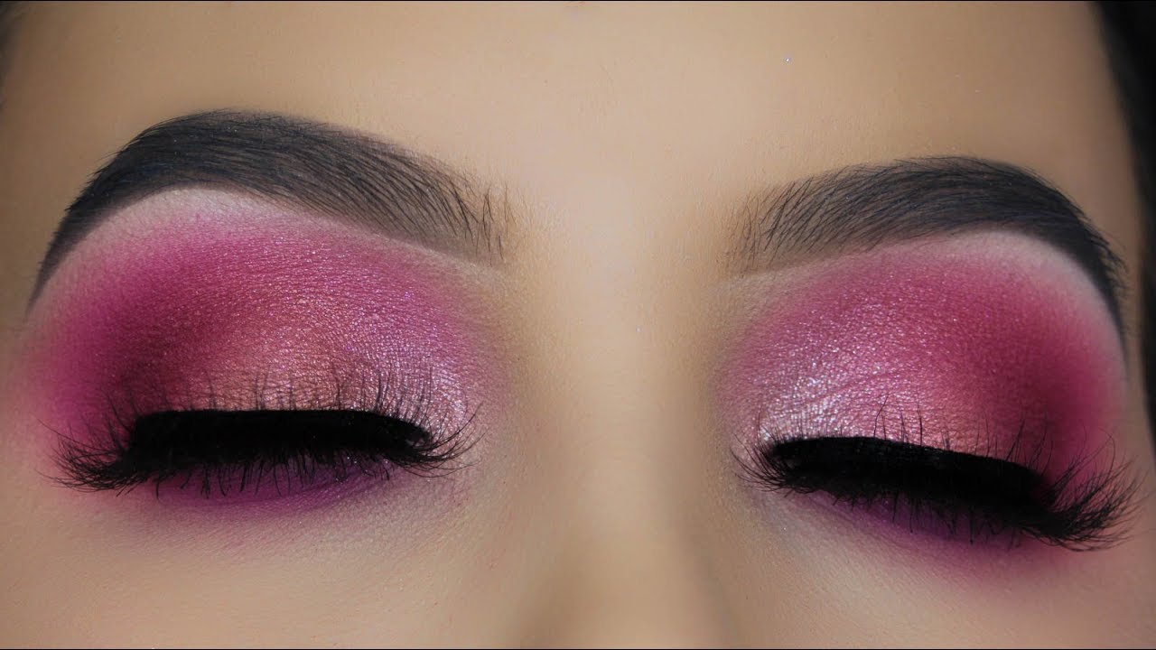 Blown Out Pink Eye Makeup Tutorial