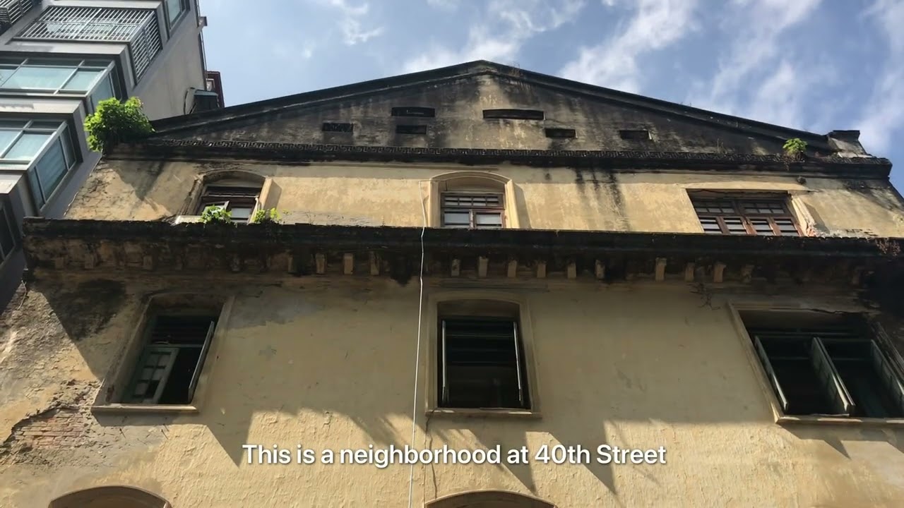 Old Rangoon Buildings at 39th & 40th Street, Yangon, Myanmar 🇲🇲