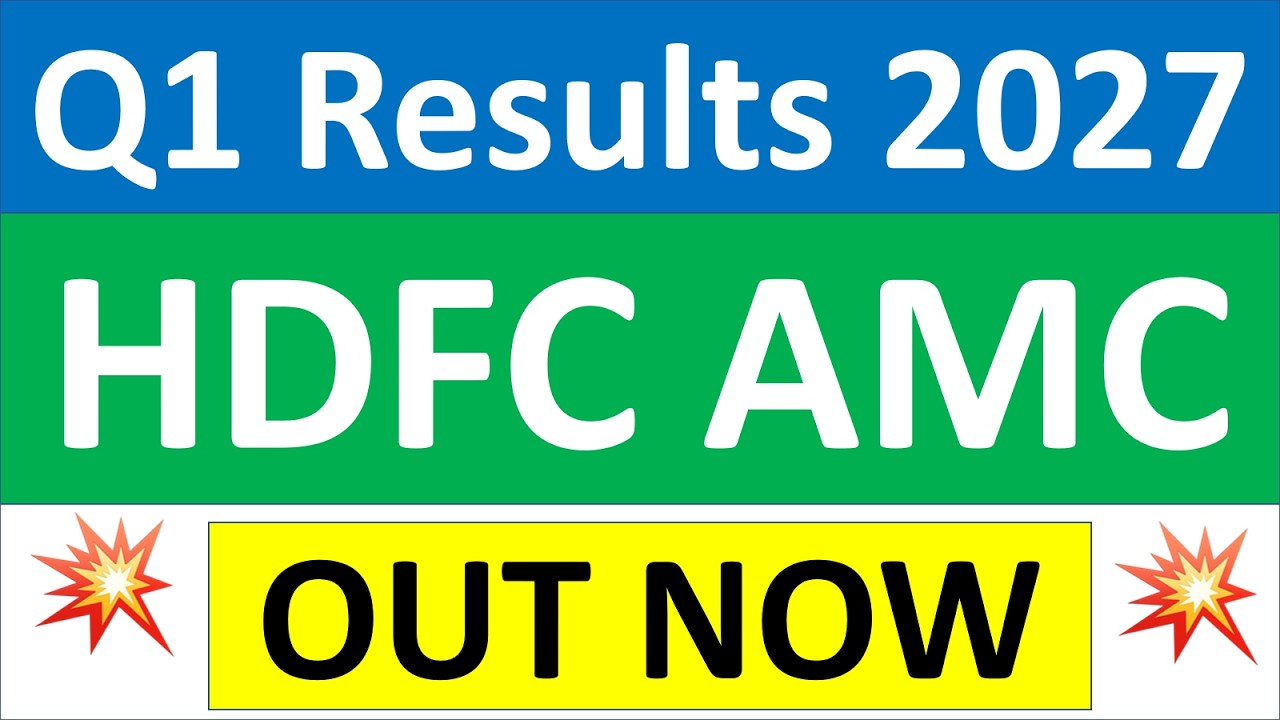 HDFC AMC q1 results 2027 | HDFC AMC results today | HDFC AMC Share News | HDFC AMC Share latest news