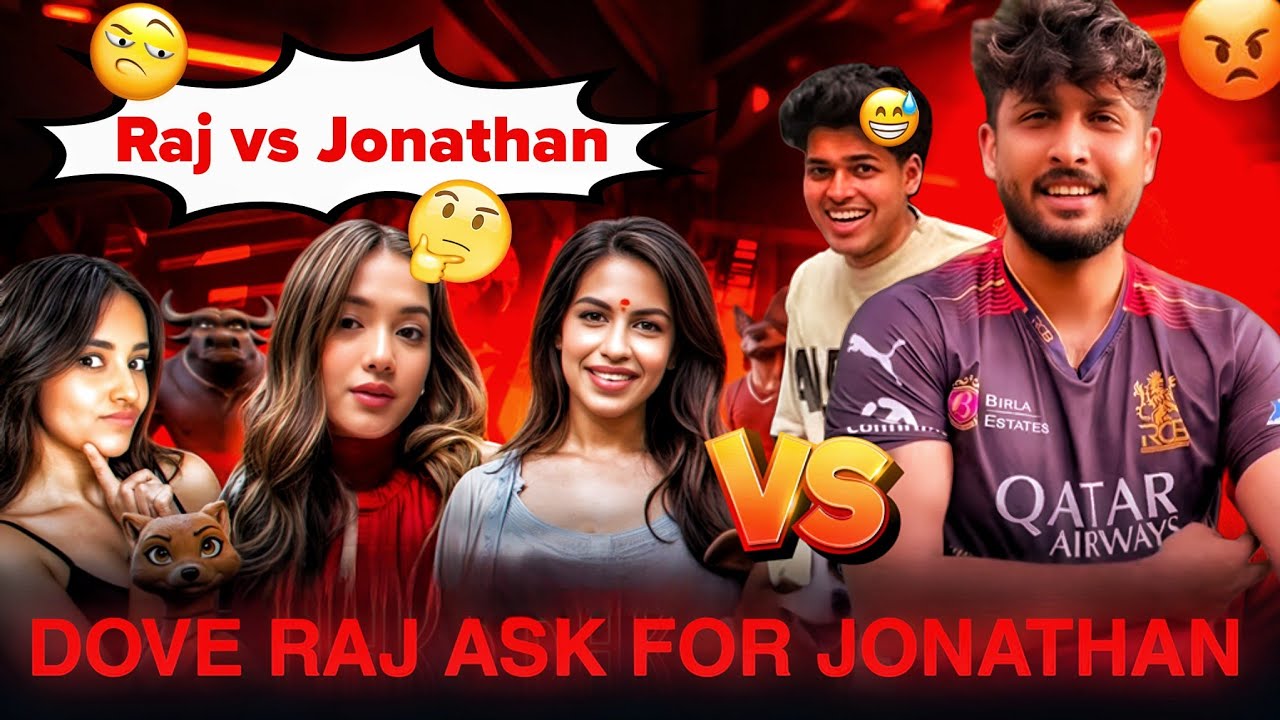 Dove Raj 1v3 GodL 🔥 Dove Raj asks for Jonathan 😱 TDM Funny Fight 😂