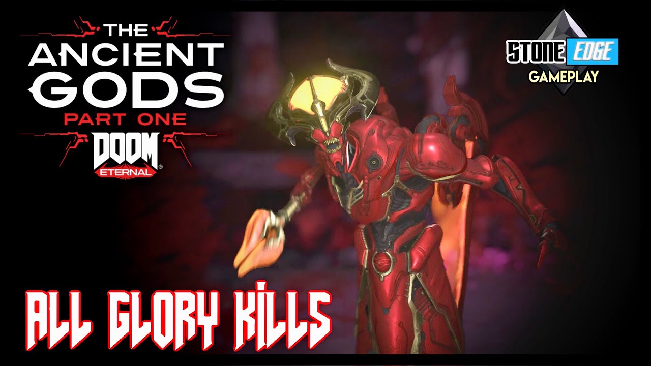ALL GLORY KILLS On BLOOD MAYKR [Blood Angel] Doom Eternal: The Ancient Gods DLC - New Demons