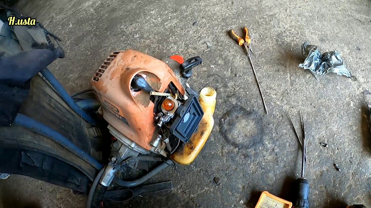 Castor 55 Motorlu Tırpan Tamiri || Çalışmıyor Nasıl Yapılır