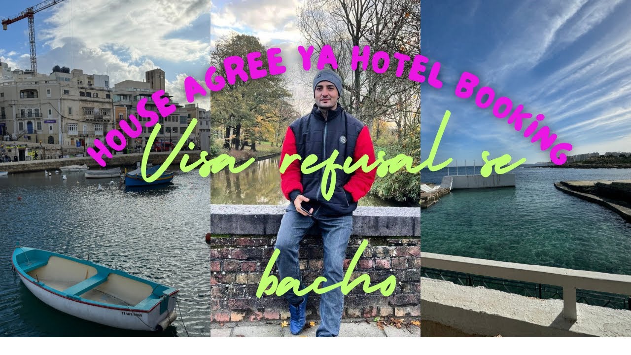 Malta rental agreement Zarori hai ya hotel booking |boht important hai |visa refusal se bacho |🇲🇹