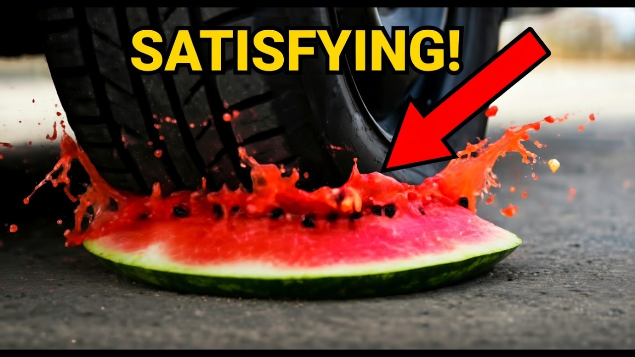 Car Tire vs. EVERYTHING! 🚗💥 Satisfying Crushing ASMR (Food, Toys & More) | ASMR | eeSHOWee