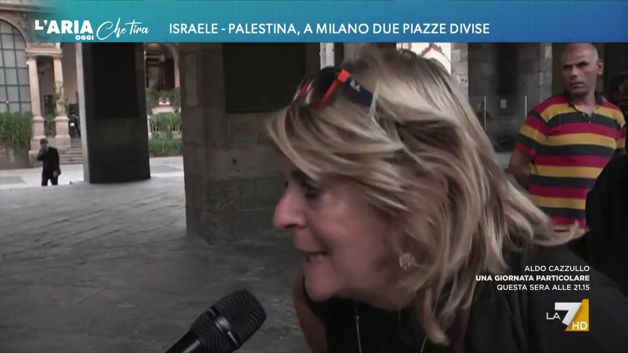 Israele - Palestina, a Milano due piazze divise