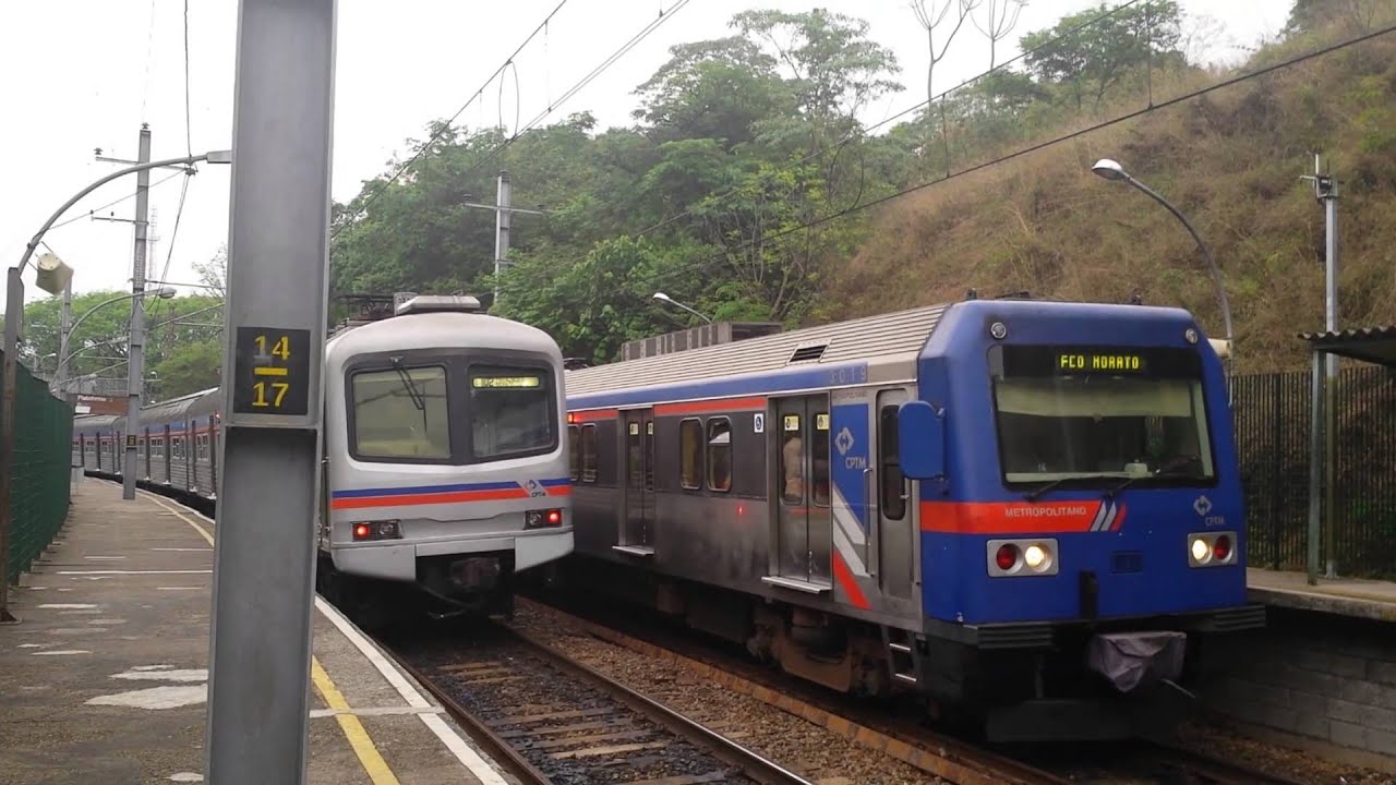 CPTM - Série 1100 E Série 3000 Na Estação Vila Clarice