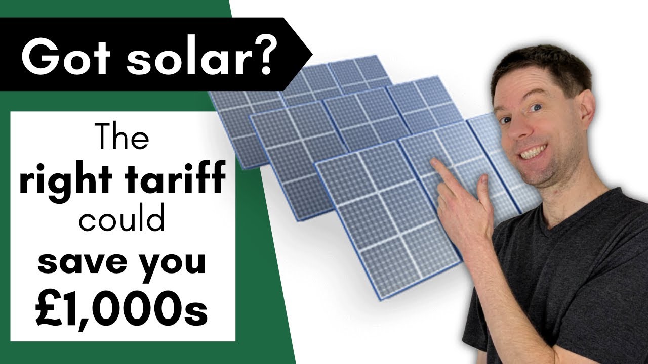 Optimise your solar tariff