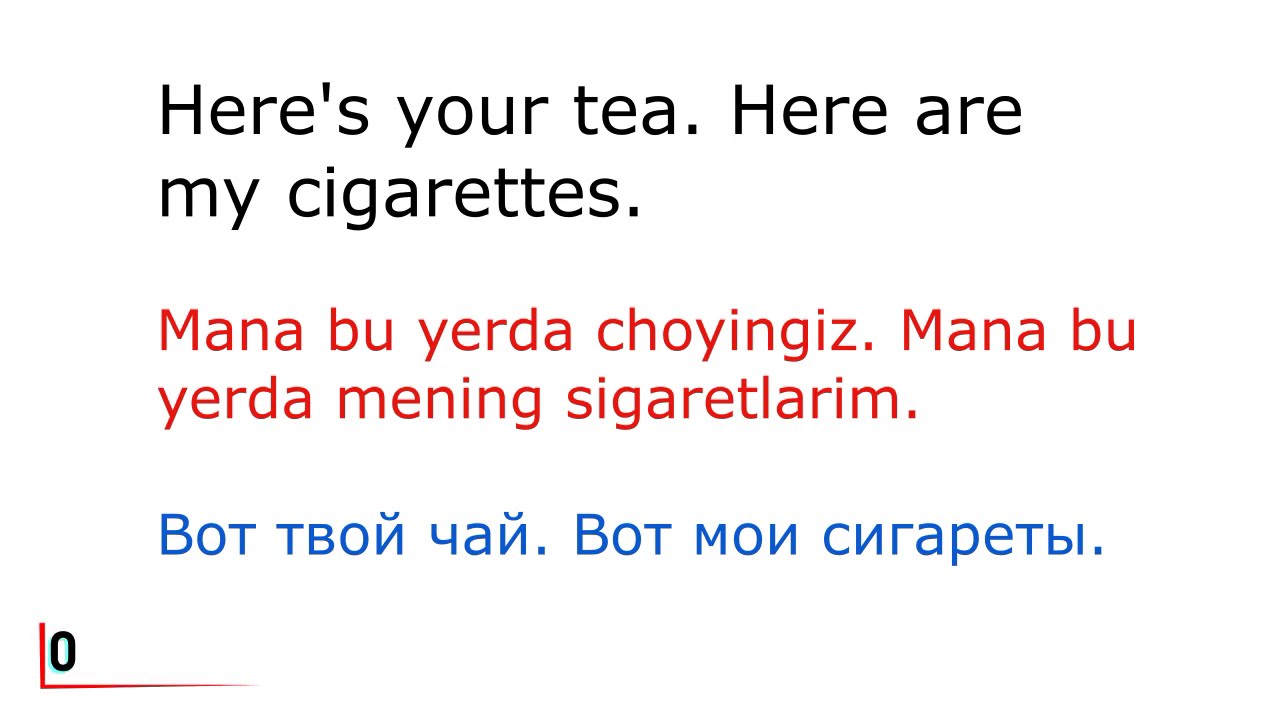 INGLIZ TILI MUSTAQIL O'RGANISH UCHUN. DARS 3 OSON ENGLISH UZBEK