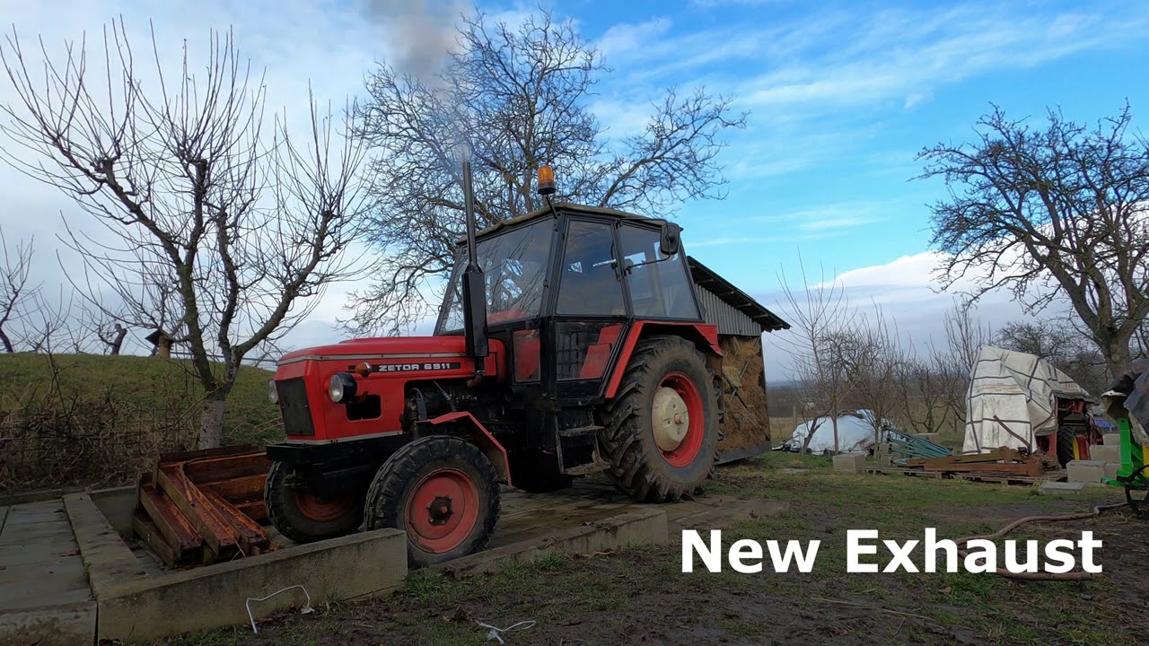 Zetor 6911 - New Exhaust SOUND - **Do you HEAR the difference???**