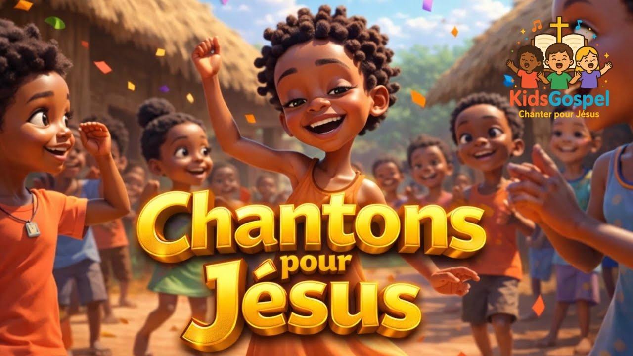 🎶Chant pour enfants -  chantons pour J&eacute;sus | Chant gospel joyeux pour enfants ✨