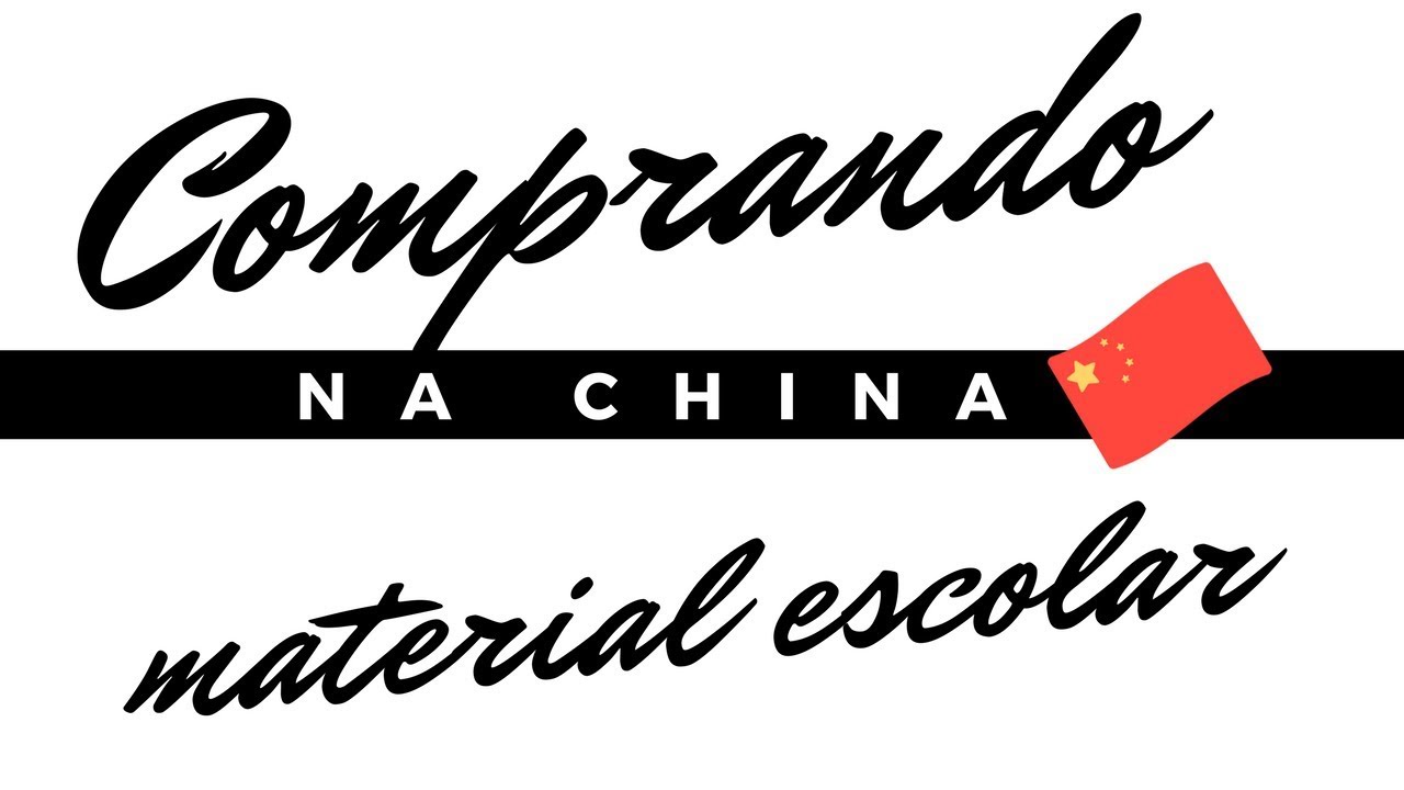 Comprando material escolar na China
