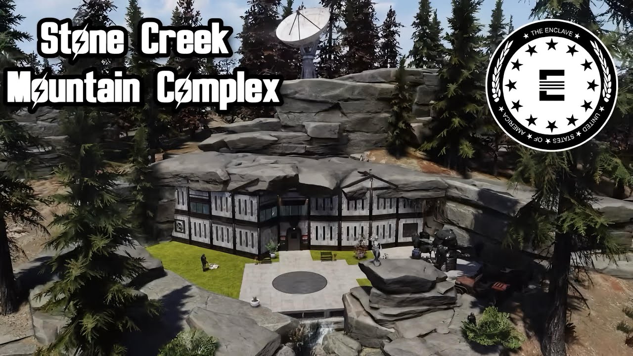 Fallout 76 Enclave CAMP “Stone Creek Mountain Complex” 