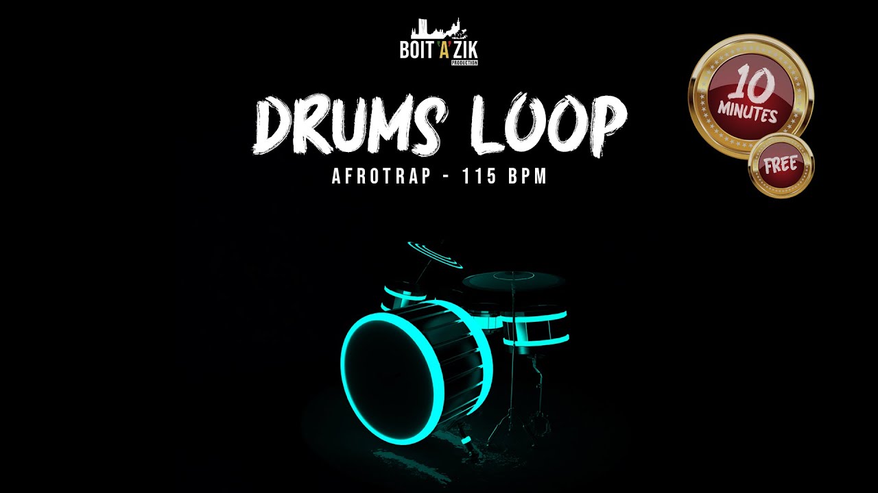 FREE DRUMS LOOP - Afrotrap - 115 BPM 🥁