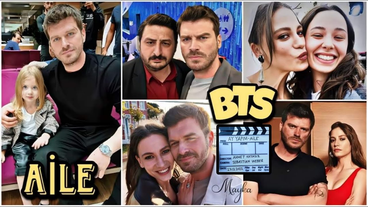 Kıvanç Tatlıtuğ - Serenay Sarıkaya - Aslan & Devin - Aile Team (Backstage) - First Season.