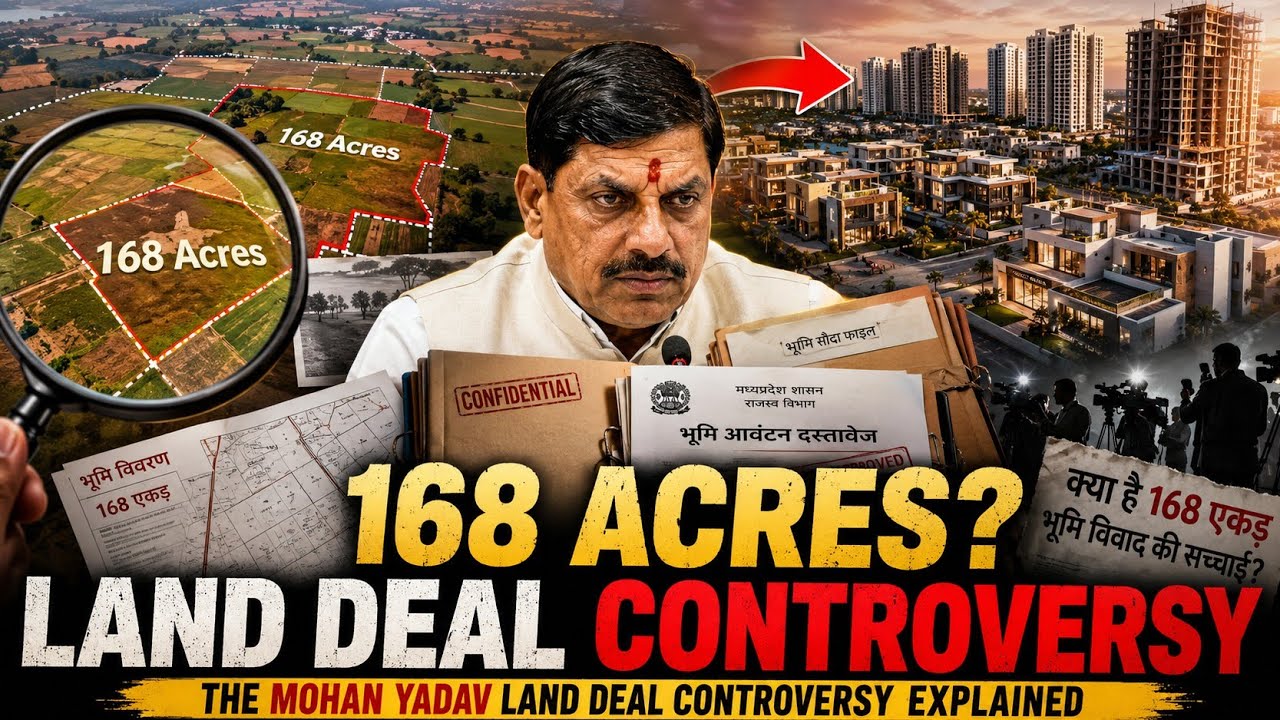 168 Acres Before the Boom? The Mohan Yadav Land Deal Controversy Explained