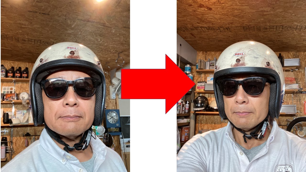 ヘルメットをカッコよく、深く被るカスタム！「ハーレーの旧車にのるならビンテージヘルメット風」がカッコいい！