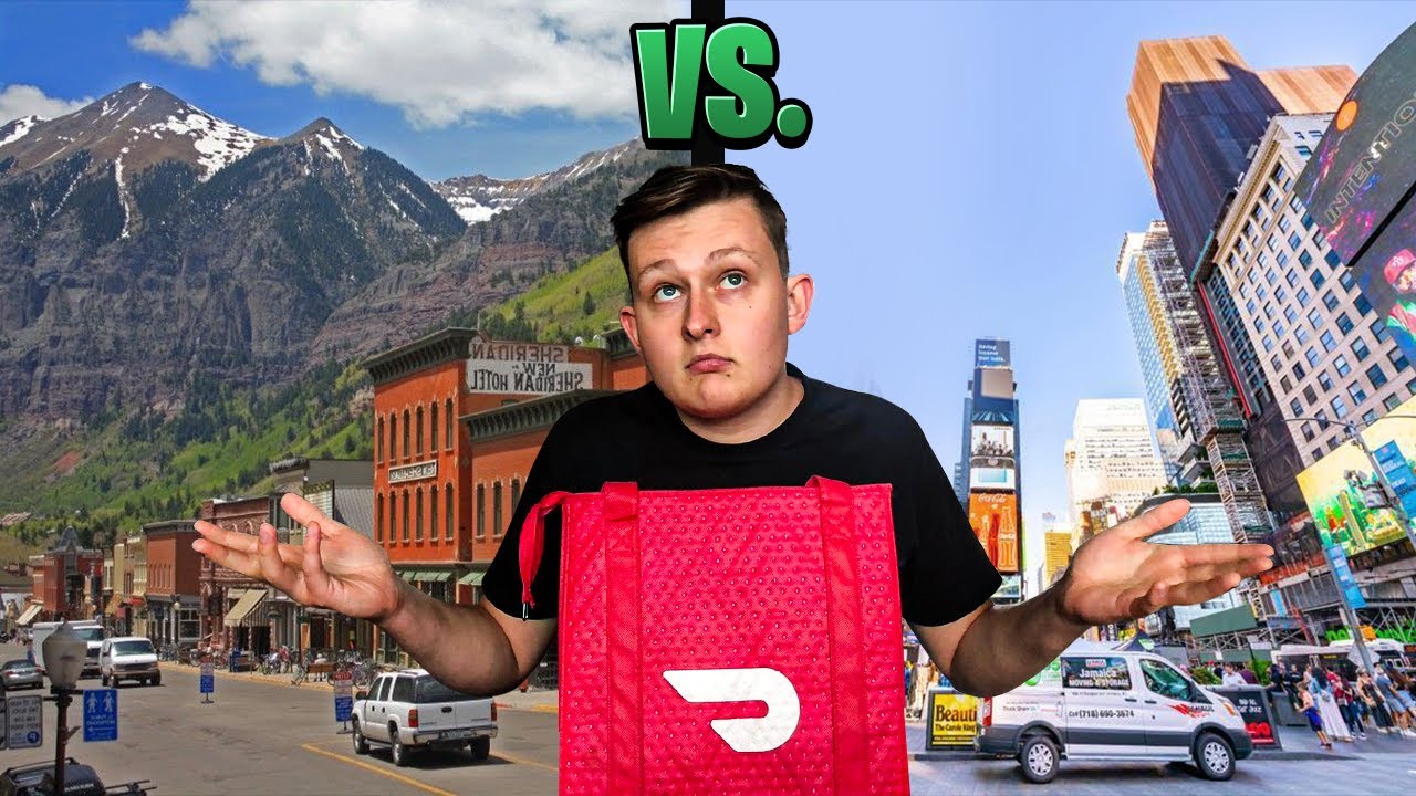 How Much I Made DoorDashing in Small Town vs. Big City.