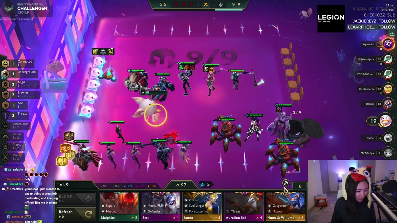 Emilyywang Has Insane Cashout And Transition | Set 8 PBE Gameplay