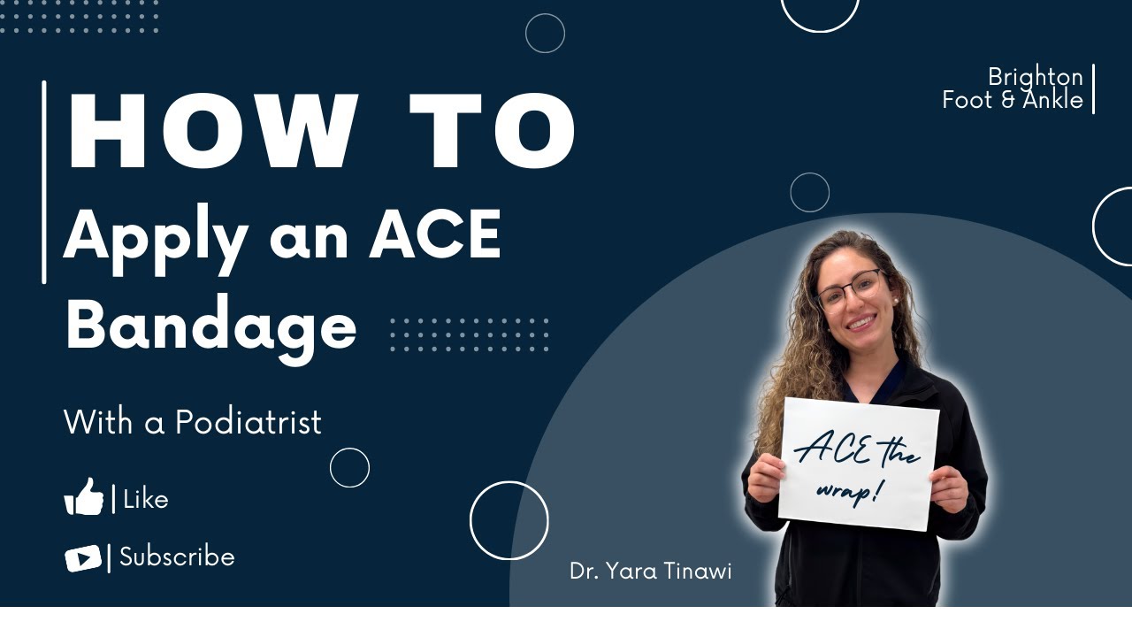 How to Apply an ACE Bandage for Foot & Ankle Support