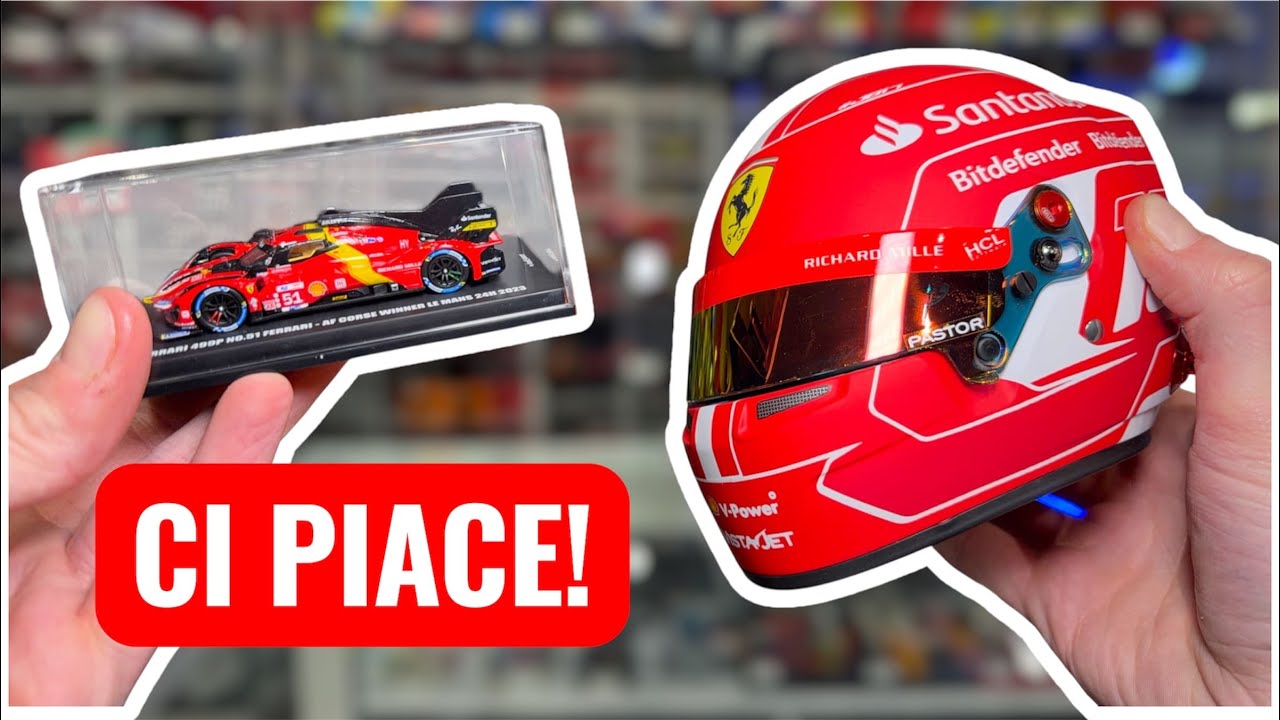 Mini helmet F1 e Modellini 1/64 entrano di forza nel collezionismo!