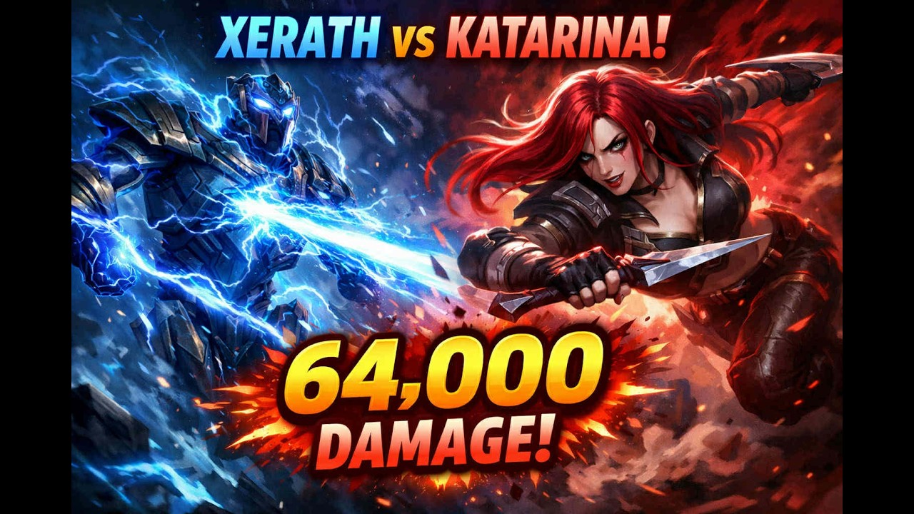 Αυτό που έγινε στο Mid δεν ήταν φυσιολογικό... Greek Xerath vs Katarina!