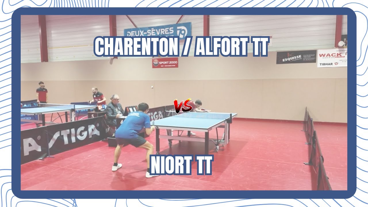 NATIONALE 2 | CHARENTON/ALFORT TT vs NIORT TT