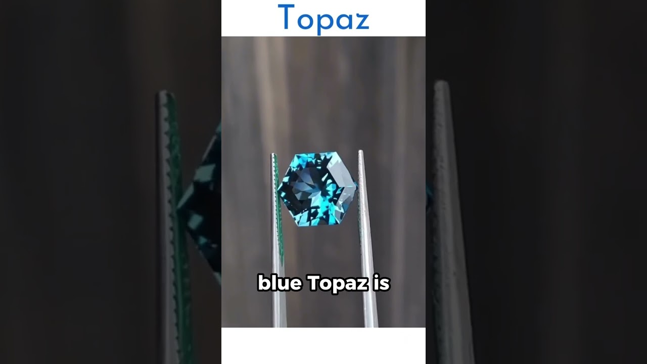 Is Blue Topaz Rare? #bluetopaz #shorts