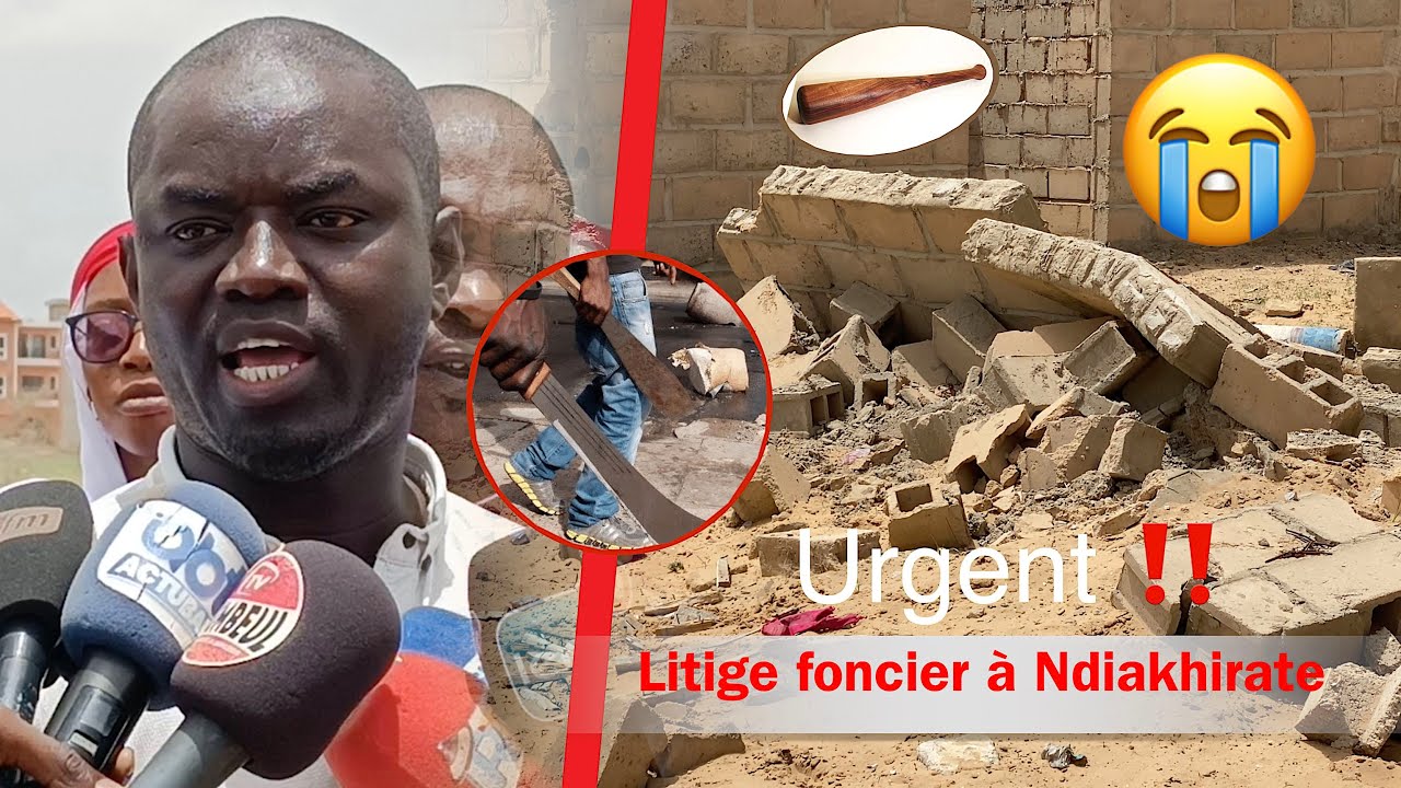 FRANCAIS Urgent !!!!!!‼️  Scandale Foncier  à Ndiakhirate dans le département de Rufisque.