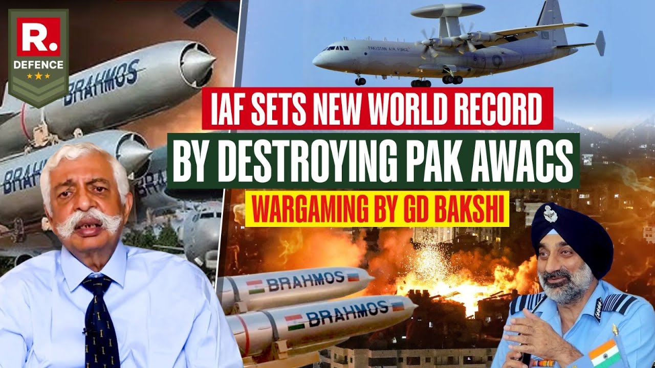 India Broke Russia’s World Record In Destroying Pakistan’s AWACS: Maj Gen GD Bakshi