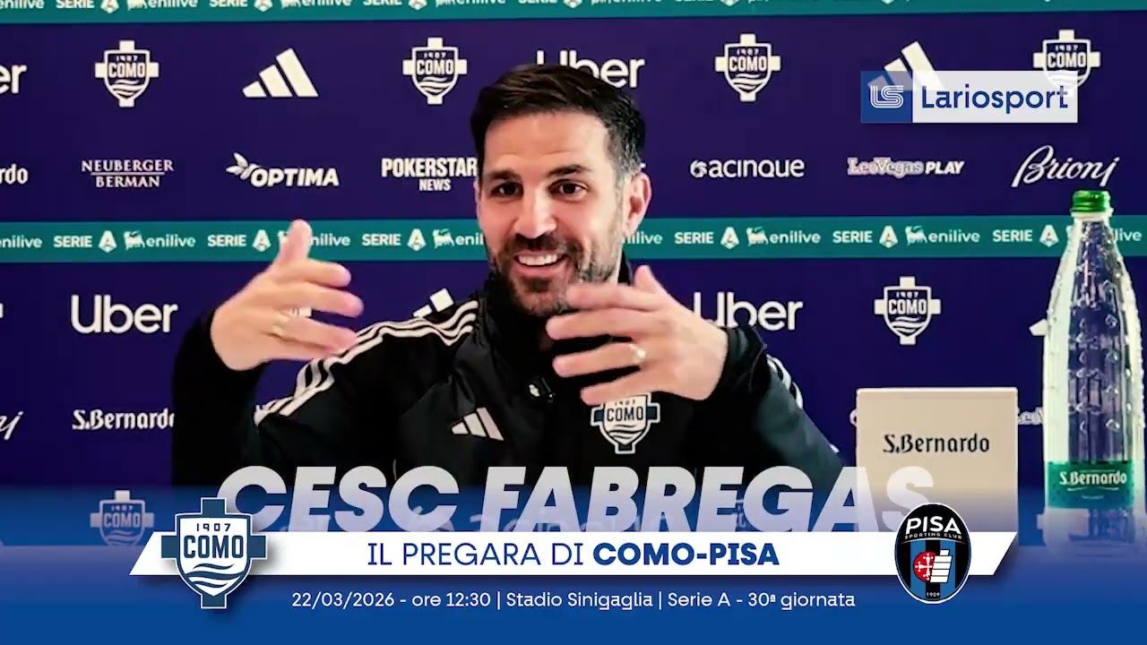 𝐂𝐎𝐌𝐎-𝐏𝐈𝐒𝐀 | Conferenza stampa di Cesc Fabregas